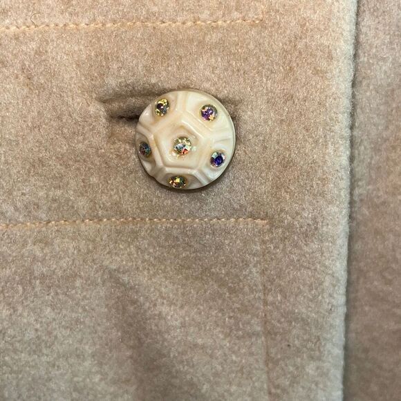 Gorgeous Vintage 70s 100% Cashmere Coat Union Made in USA  Large - Picture 4 of 16